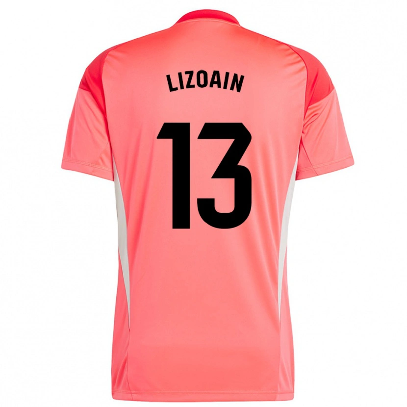 Danxen Kinderen Raúl Lizoain #13 Oranjerood Keepersshirt 2025/26 T-Shirt