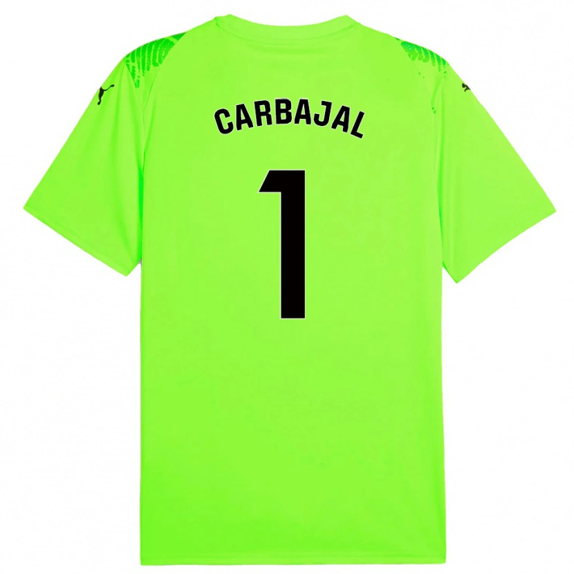 Danxen Kinderen Cristina Díaz Carbajal #1 Grasgroen Keepersshirt 2025/26 T-Shirt