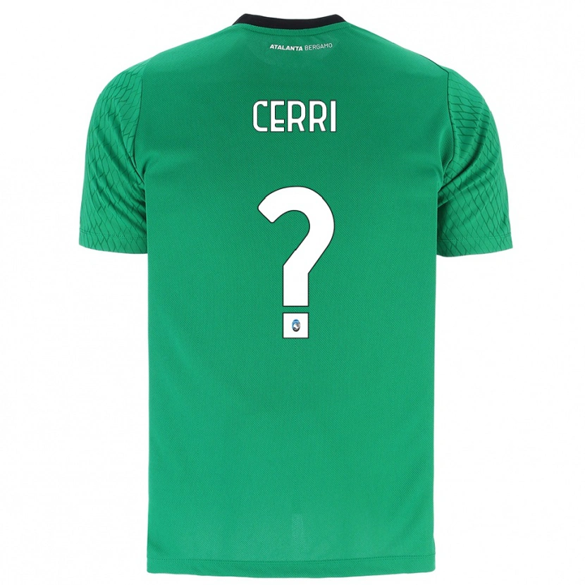 Danxen Kinderen Jacopo Cerri #0 Smaragd Groen Keepersshirt 2025/26 T-Shirt