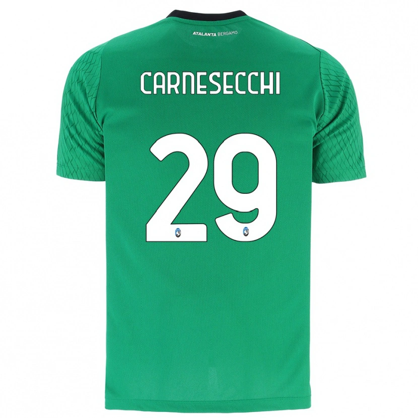 Danxen Kinderen Marco Carnesecchi #29 Smaragd Groen Keepersshirt 2025/26 T-Shirt