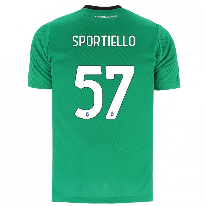 Danxen Kinderen Marco Sportiello #57 Smaragd Groen Keepersshirt 2025/26 T-Shirt
