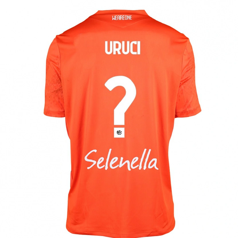 Danxen Kinderen Klejton Uruci #0 Oranje Zwart Wit Keepersshirt 2025/26 T-Shirt