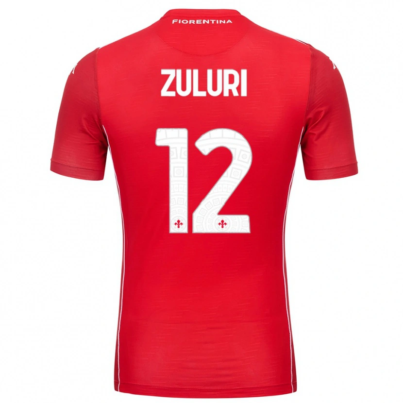 Danxen Kinderen Athena Zuluri #12 Rood Wit Keepersshirt 2025/26 T-Shirt