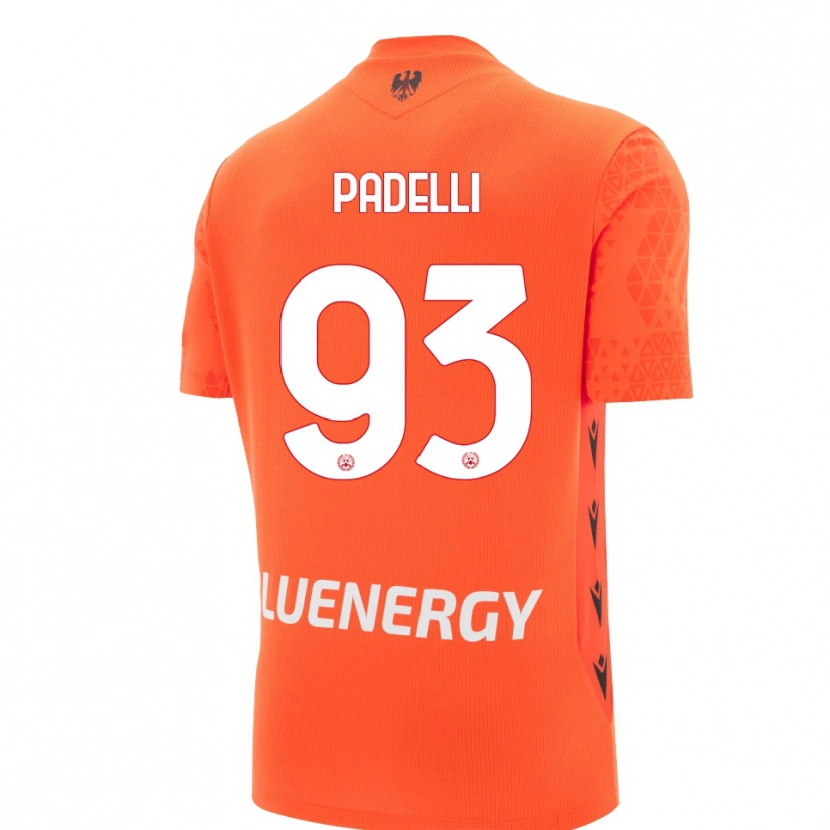 Danxen Kinderen Daniele Padelli #93 Oranje Rood Zwart Keepersshirt 2025/26 T-Shirt