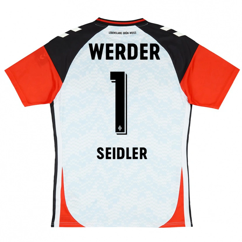 Danxen Kinderen Calvin Seidler #1 Zwart Rood Geel Keepersshirt 2025/26 T-Shirt