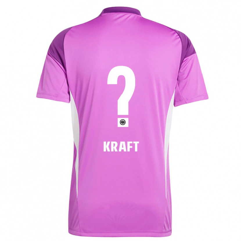 Danxen Kinderen Nico Kraft #0 Lila Wit Keepersshirt 2025/26 T-Shirt
