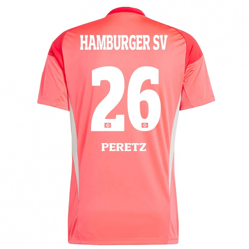 Danxen Kinderen Daniel Peretz #26 Rood Oranje Keepersshirt 2025/26 T-Shirt