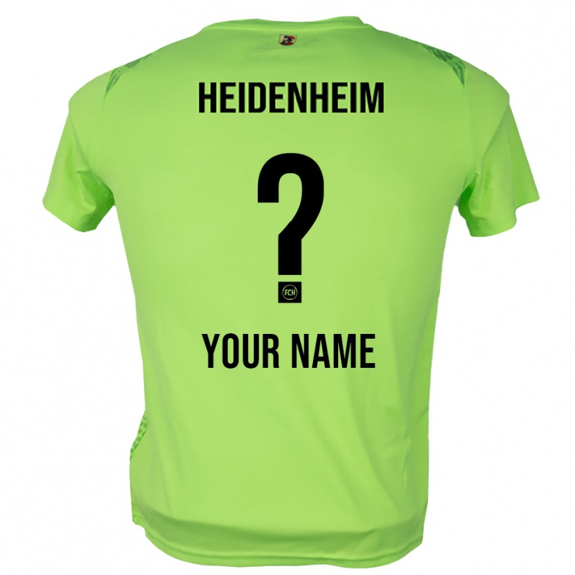 Danxen Kinderen 1. FC Heidenheim Bleek Groen Keepersshirt 2025/26 T-Shirt