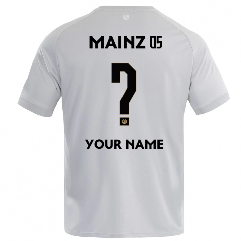 Danxen Kinderen 1. FSV Mainz 05 Lichtgrijs Blauw Keepersshirt 2025/26 T-Shirt
