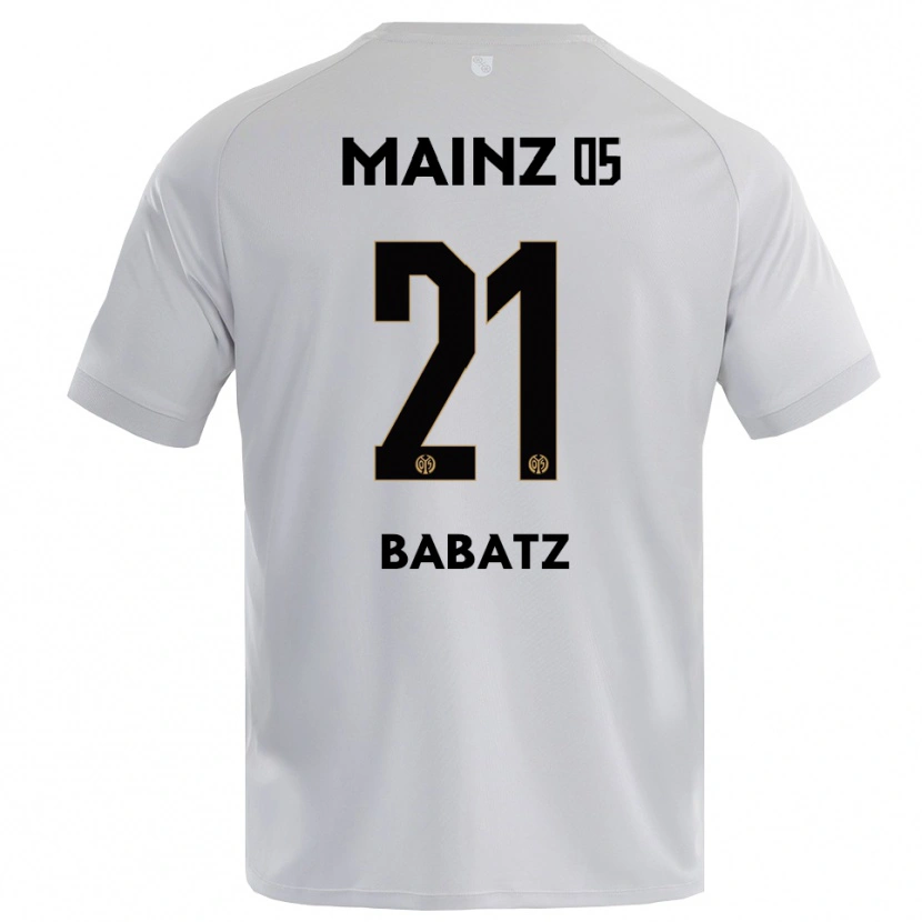 Danxen Kinderen Louis Babatz #21 Lichtgrijs Blauw Keepersshirt 2025/26 T-Shirt