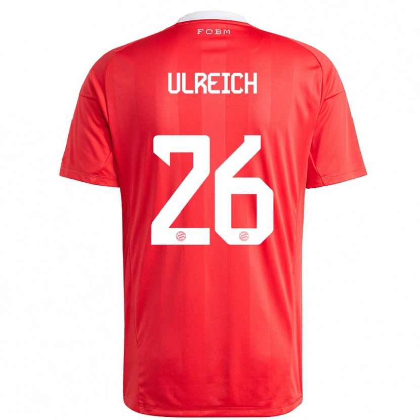Danxen Kinderen Sven Ulreich #26 Rood Wit Keepersshirt 2025/26 T-Shirt