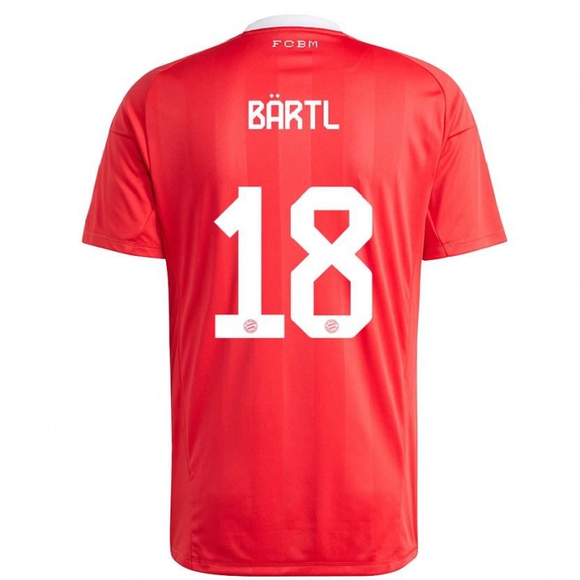 Danxen Kinderen Jannis Bärtl #18 Rood Wit Keepersshirt 2025/26 T-Shirt