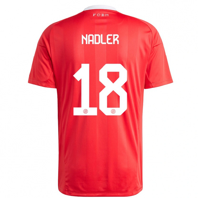 Danxen Kinderen Luis Nadler #18 Rood Wit Keepersshirt 2025/26 T-Shirt