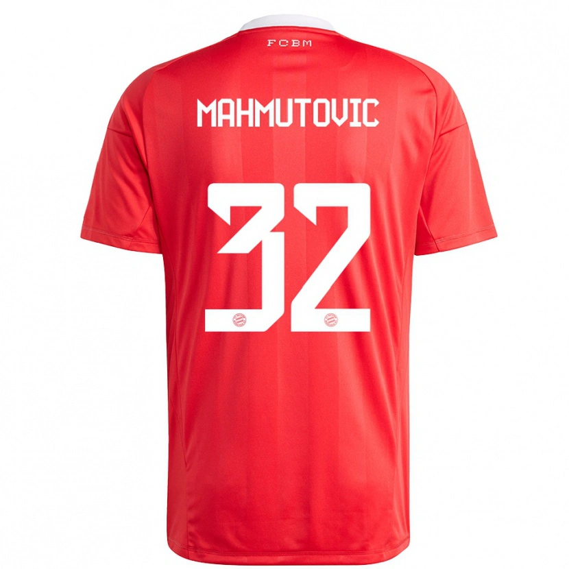 Danxen Kinderen Ena Mahmutovic #32 Rood Wit Keepersshirt 2025/26 T-Shirt