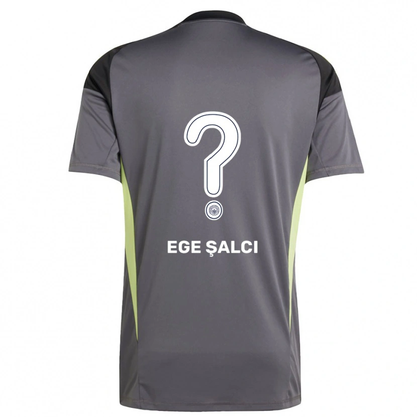 Danxen Kinderen Yağız Ege Şalcı #0 Dim Grijs Zwart Keepersshirt 2025/26 T-Shirt