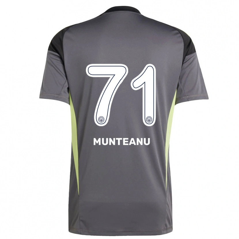 Danxen Kinderen Natalia Munteanu #71 Dim Grijs Zwart Keepersshirt 2025/26 T-Shirt
