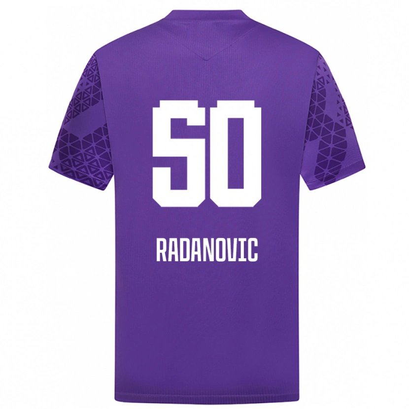 Danxen Kinderen Savo Radanovic #50 Indigo Wit Keepersshirt 2025/26 T-Shirt
