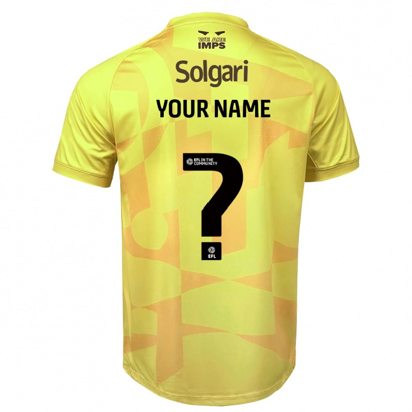Danxen Heren Lincoln City Geel Zwart Keepersshirt 2025/26 T-Shirt