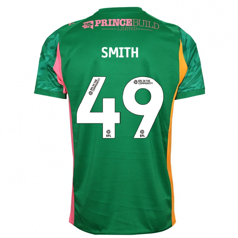 Danxen Heren Bastian Smith #49 Groen Roze Keepersshirt 2025/26 T-Shirt