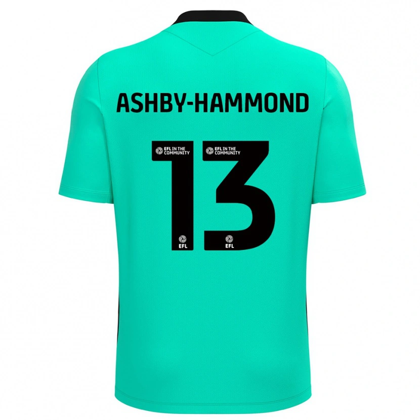 Danxen Heren Taye Ashby-Hammond #13 Turquoise Keepersshirt 2025/26 T-Shirt