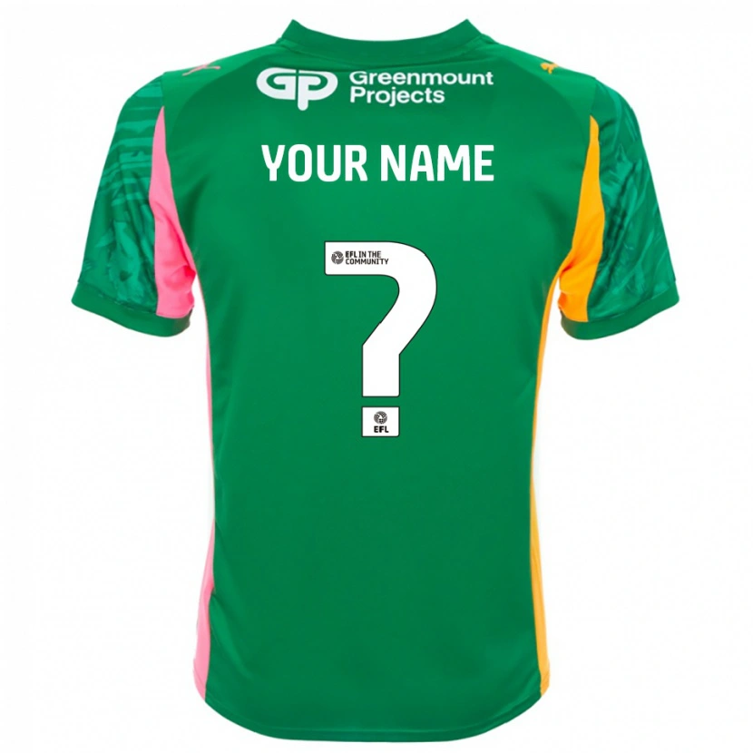 Danxen Heren Wigan Athletic Groen Roze Oranje Keepersshirt 2025/26 T-Shirt
