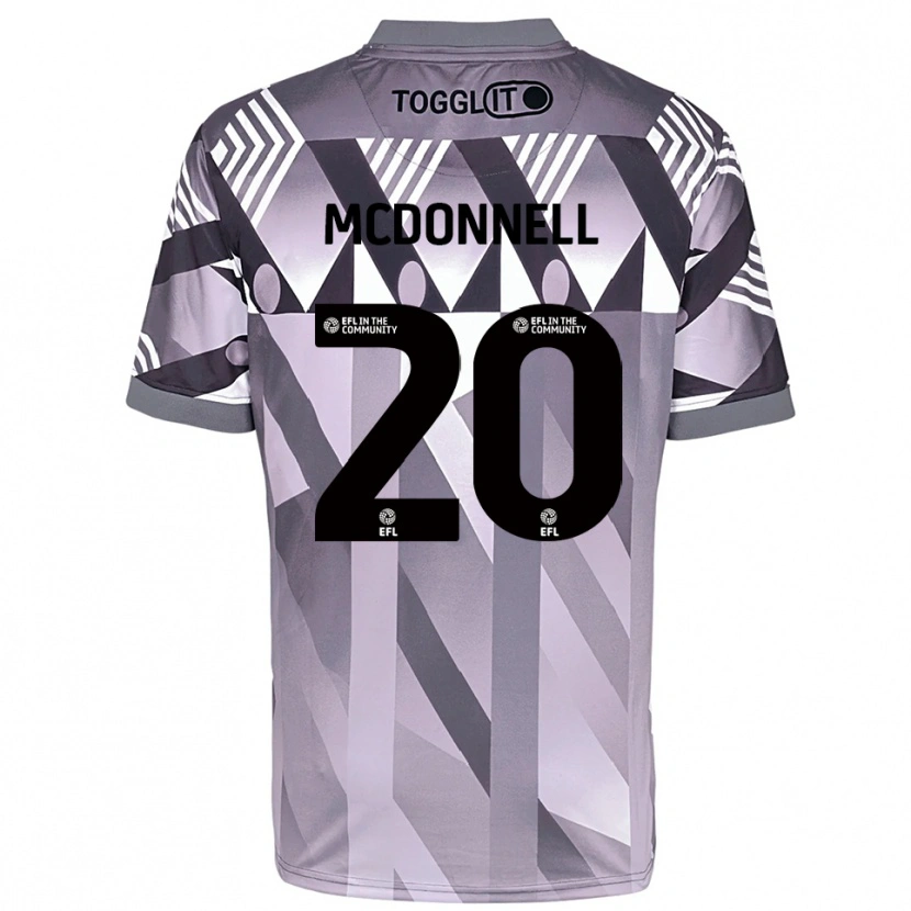 Danxen Heren Joe McDonnell #20 Lichtgrijs Keepersshirt 2025/26 T-Shirt