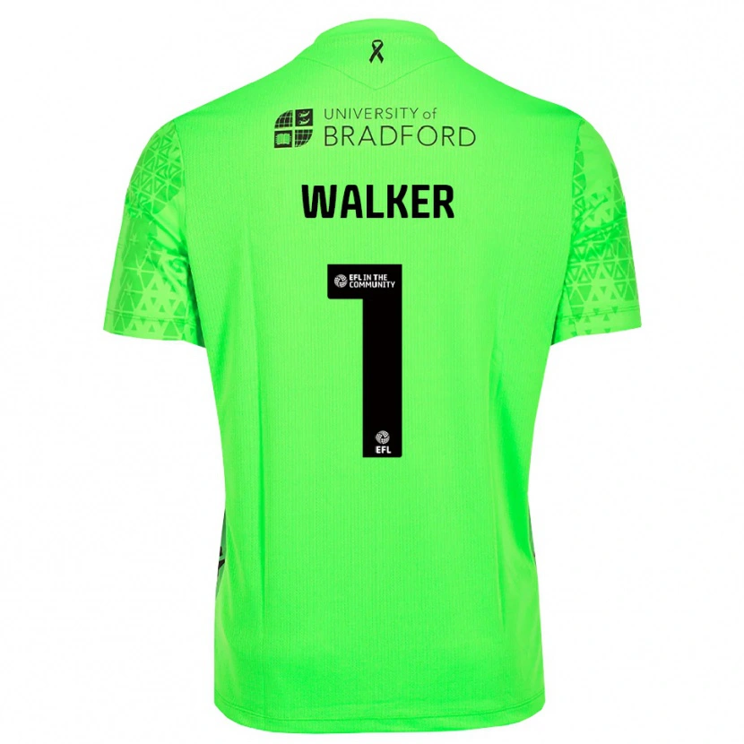Danxen Heren Sam Walker #1 Lentegroen Keepersshirt 2025/26 T-Shirt