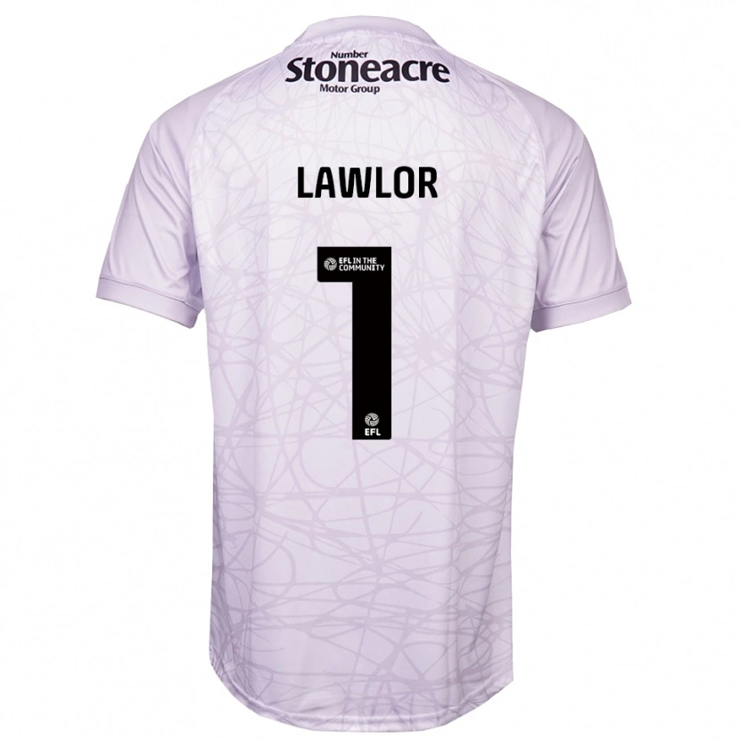 Danxen Heren Ian Lawlor #1 Lichtgrijs Zwart Keepersshirt 2025/26 T-Shirt