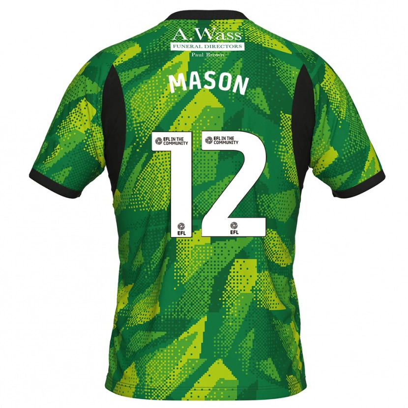 Danxen Heren Owen Mason #12 Groen Zwart Keepersshirt 2025/26 T-Shirt
