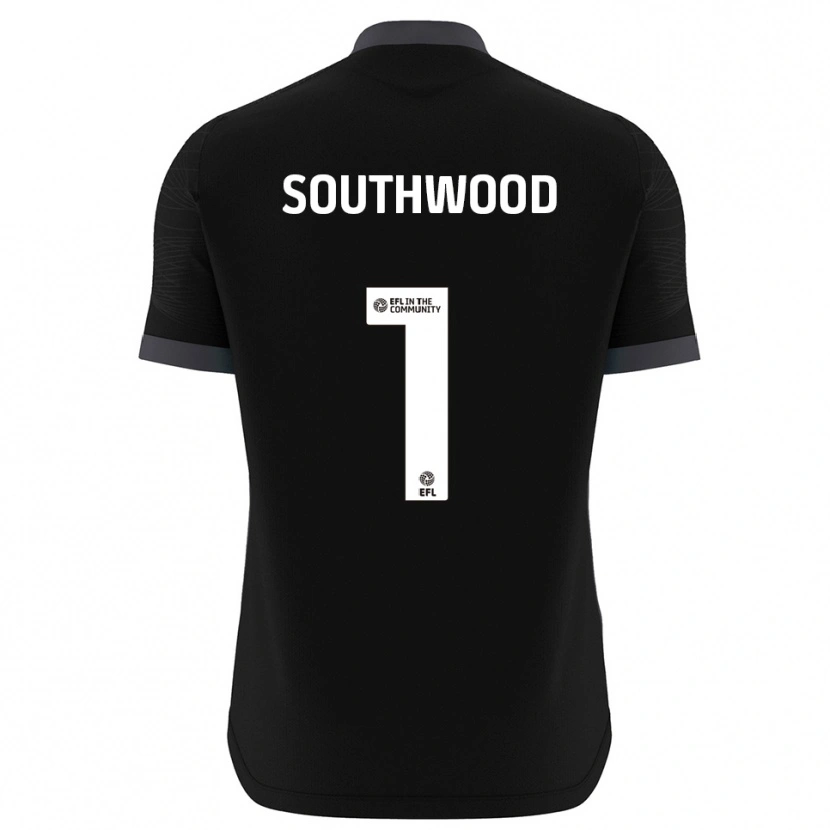Danxen Heren Luke Southwood #1 Zwart Wit Keepersshirt 2025/26 T-Shirt