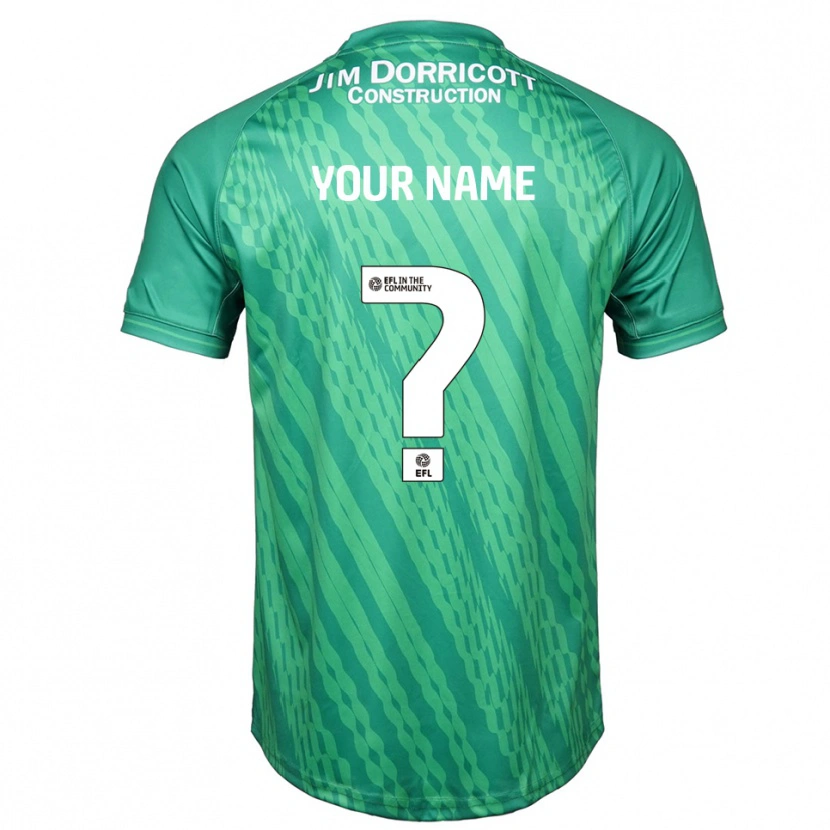 Danxen Heren Shrewsbury Town Groen Turquoise Keepersshirt 2025/26 T-Shirt