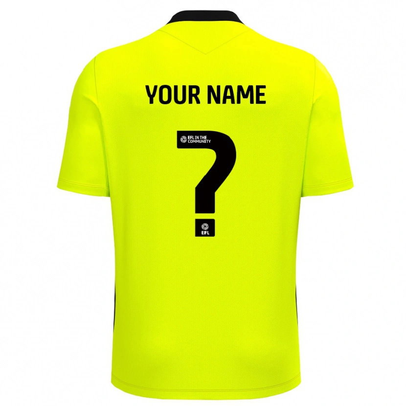 Danxen Heren Colchester United Geel Zwart Keepersshirt 2025/26 T-Shirt