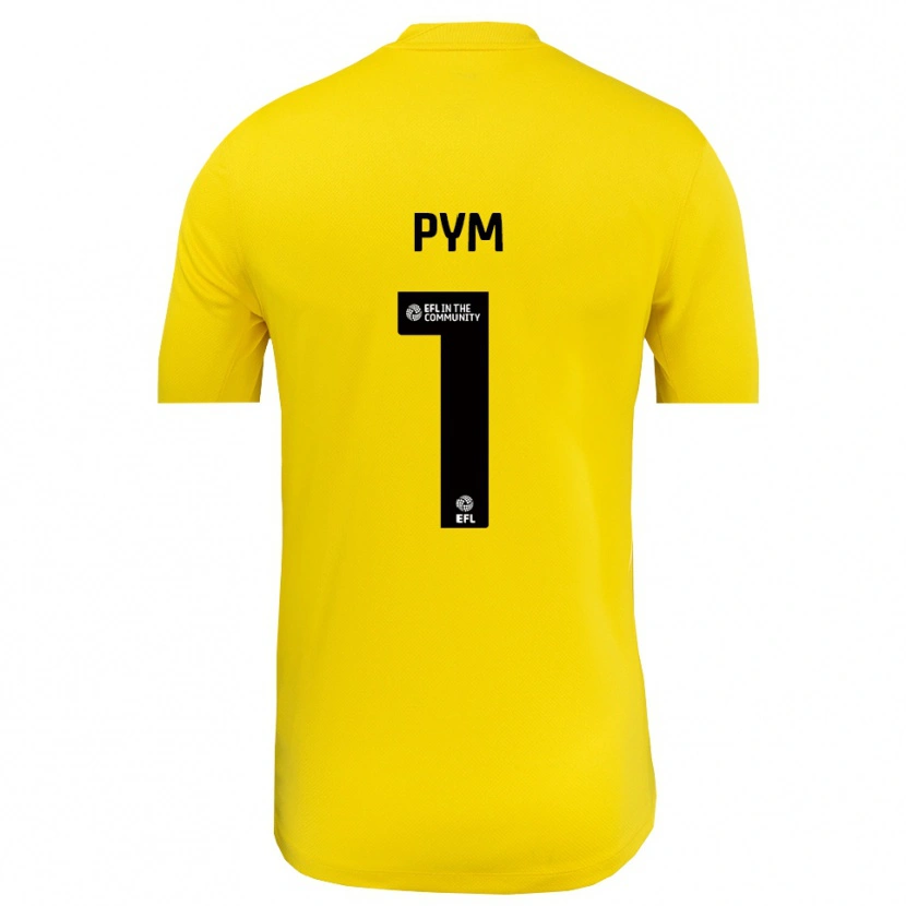 Danxen Heren Christy Pym #1 Geel Zwart Keepersshirt 2025/26 T-Shirt