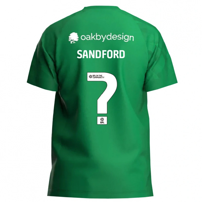 Danxen Heren Claudia Sandford #0 Groen Wit Keepersshirt 2025/26 T-Shirt