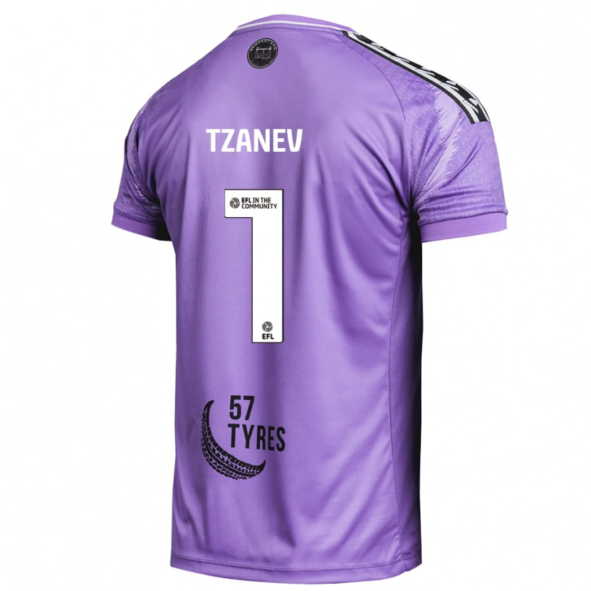 Danxen Heren Nik Tzanev #1 Lichtpaars Keepersshirt 2025/26 T-Shirt