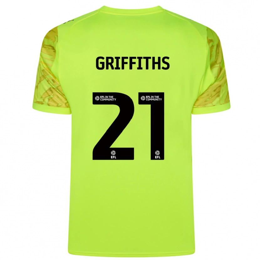 Danxen Heren Harry Griffiths #21 Fluorescerend Groen Keepersshirt 2025/26 T-Shirt