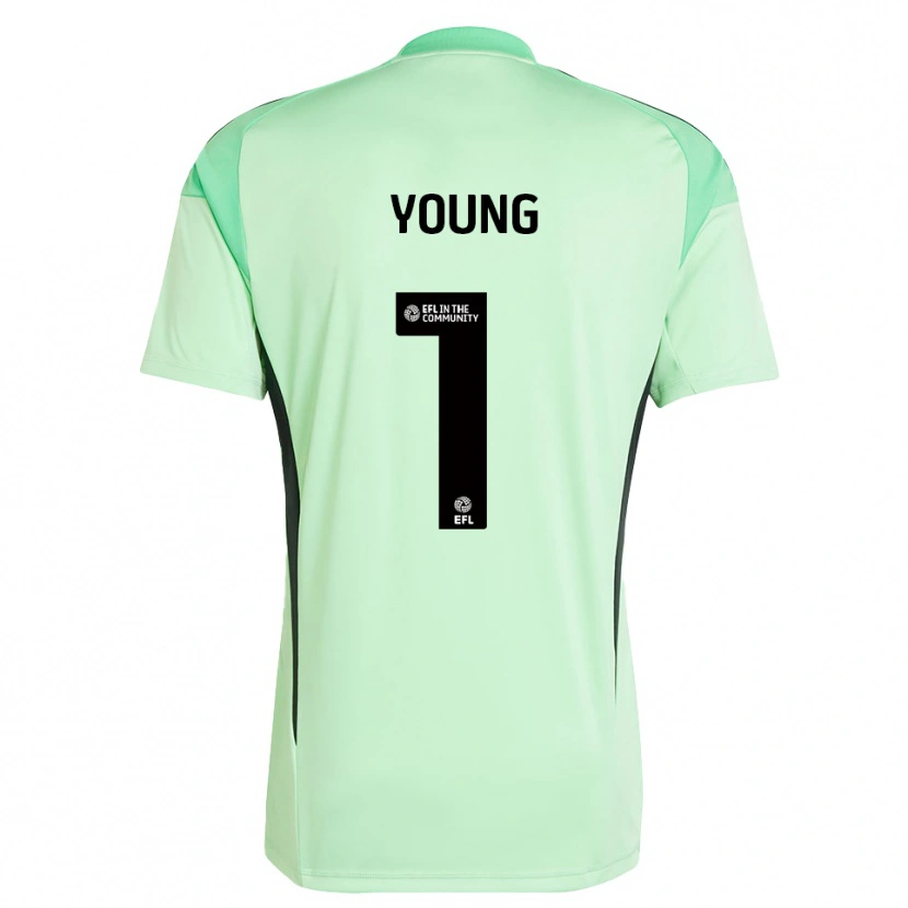 Danxen Heren Matthew Young #1 Lichtgroen Zwart Keepersshirt 2025/26 T-Shirt