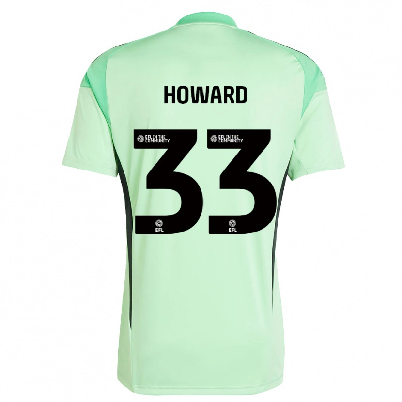 Danxen Heren Mark Howard #33 Lichtgroen Zwart Keepersshirt 2025/26 T-Shirt