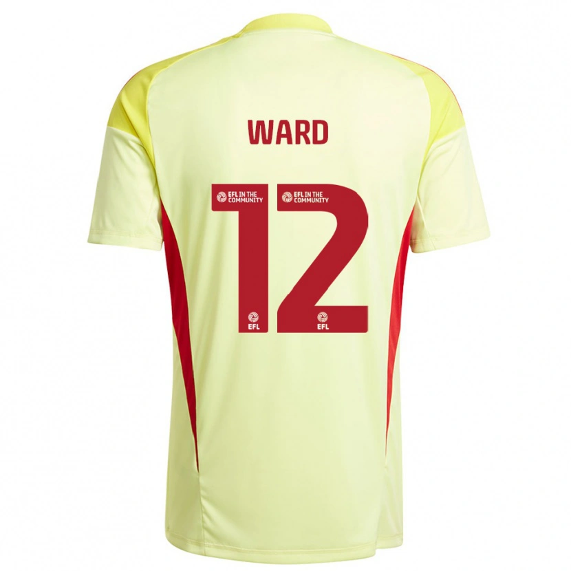 Danxen Heren Lewis Ward #12 Lichtgeel Keepersshirt 2025/26 T-Shirt