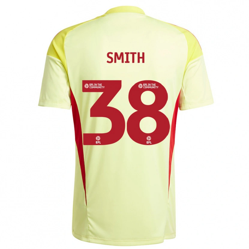 Danxen Heren Sam Smith #38 Lichtgeel Keepersshirt 2025/26 T-Shirt