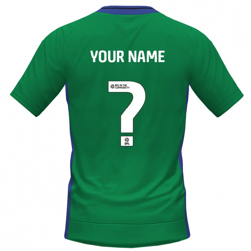 Danxen Heren Tranmere Rovers Groen Blauw Keepersshirt 2025/26 T-Shirt