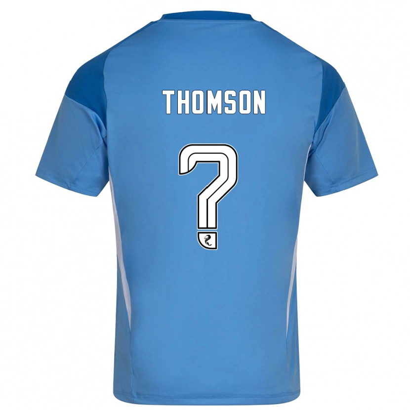 Danxen Heren Ethan Thomson #0 Blauw Wit Keepersshirt 2025/26 T-Shirt