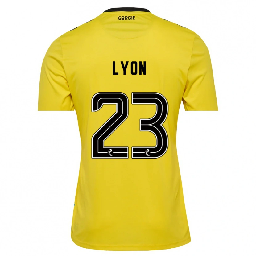 Danxen Heren Jack Lyon #23 Geel Rood Zwart Keepersshirt 2025/26 T-Shirt