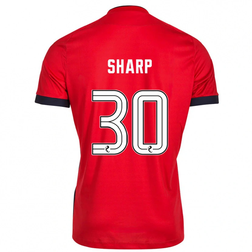 Danxen Heren Harry Sharp #30 Rood Wit Keepersshirt 2025/26 T-Shirt