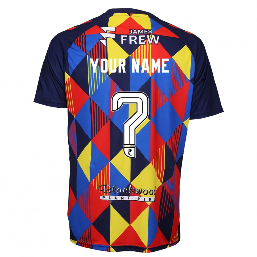 Danxen Heren Kilmarnock FC Koningsblauw Rood Keepersshirt 2025/26 T-Shirt