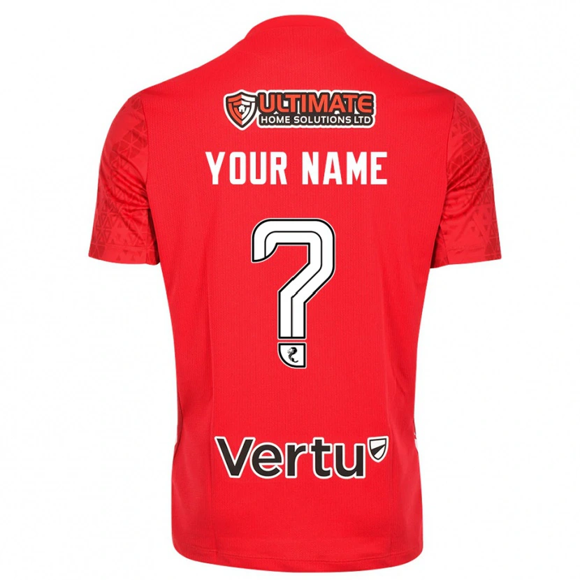 Danxen Heren St Mirren Rood Wit Keepersshirt 2025/26 T-Shirt