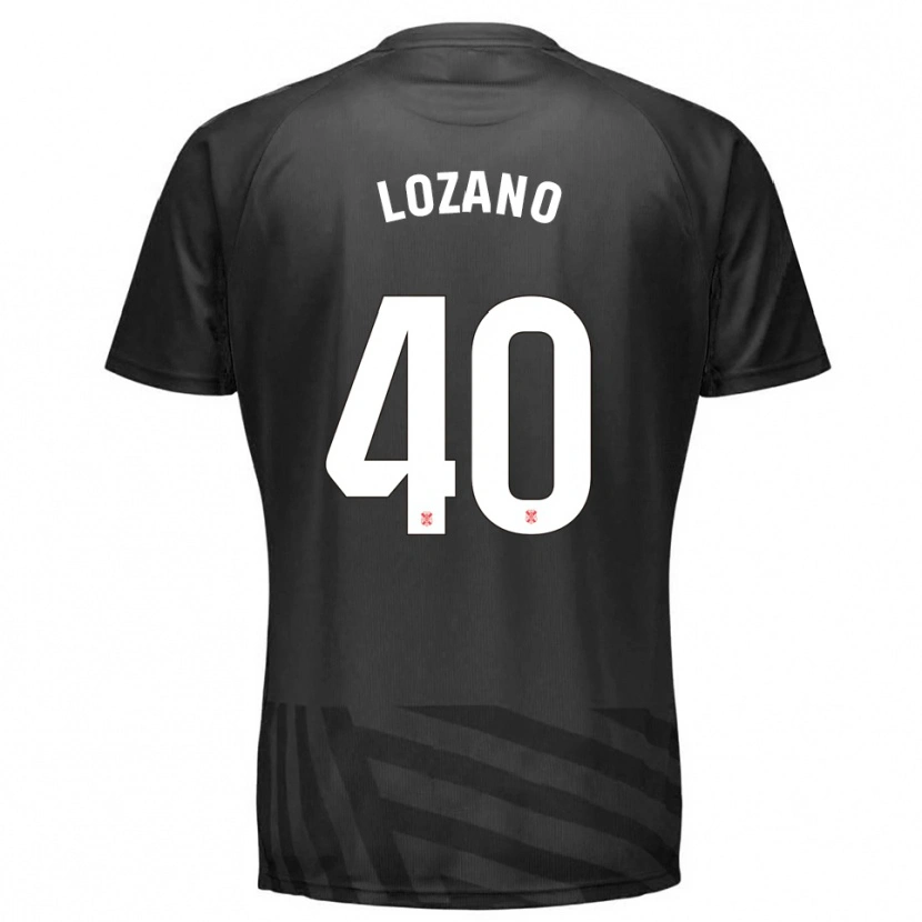 Danxen Heren Gabriel Lozano #40 Grijs Zwart Keepersshirt 2025/26 T-Shirt