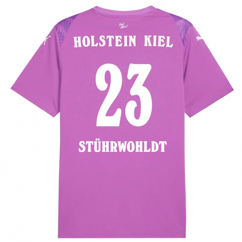 Danxen Heren Timon Stührwohldt #23 Paars Wit Keepersshirt 2025/26 T-Shirt