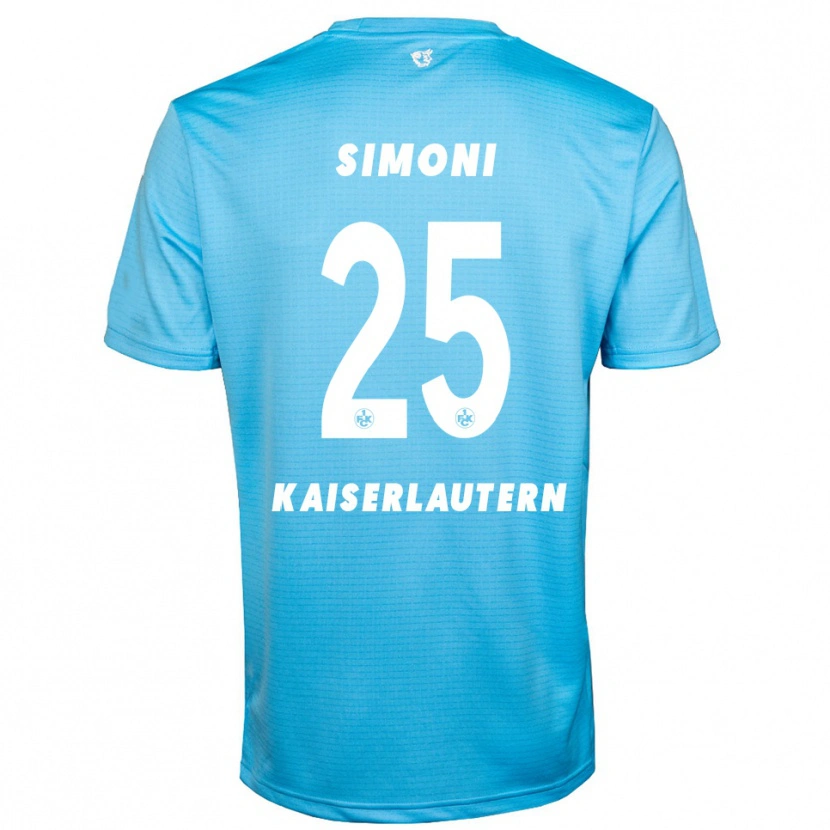 Danxen Heren Simon Simoni #25 Hemelsblauw Wit Keepersshirt 2025/26 T-Shirt