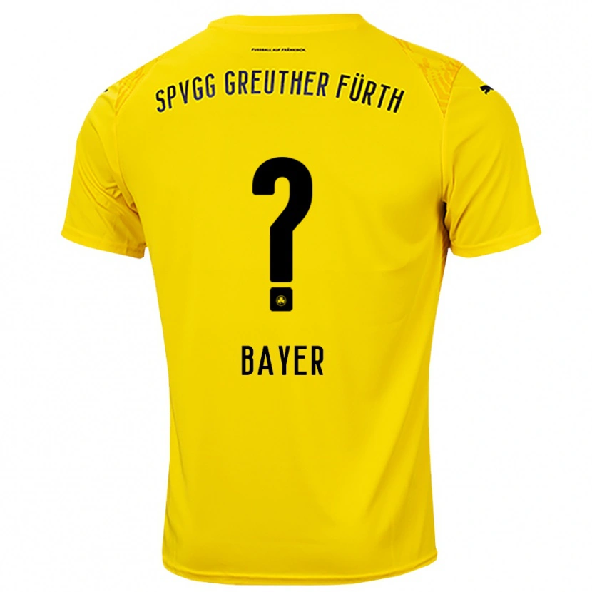 Danxen Heren Lisa Bayer #0 Geel Zwart Keepersshirt 2025/26 T-Shirt